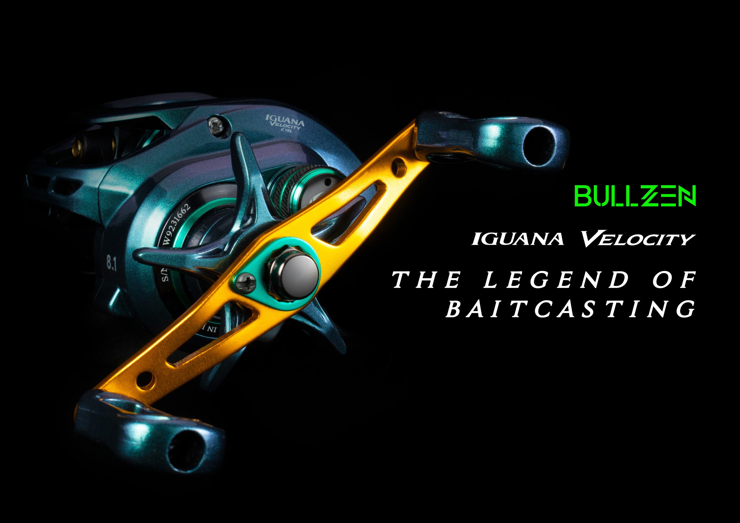 Bullzen Iguana Velocity C15L81 Bait Casting Reel 