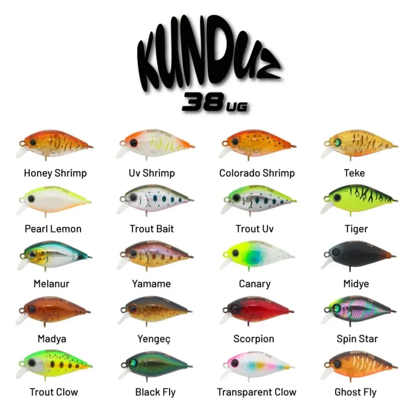 Δολώματα floating Kunduz 38 UG 38mm
