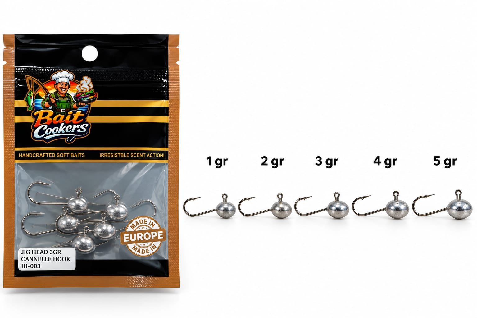 WhatsApp Image 2026-10-15 at 23.12.00 Μολυβοκεφαλές Bait Cookers Jig Head - Image 1