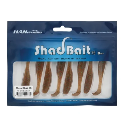 Shad Bait 75mm 8 ΤΜΧ – Floating Σιλικόνη - Image 11