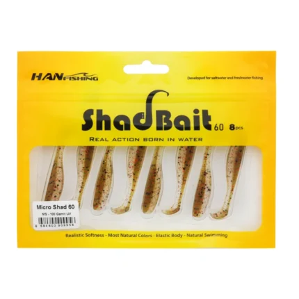 Σιλικόνη Shad Bait 50mm MS-50 Gamit UV 8TMX - Image 10