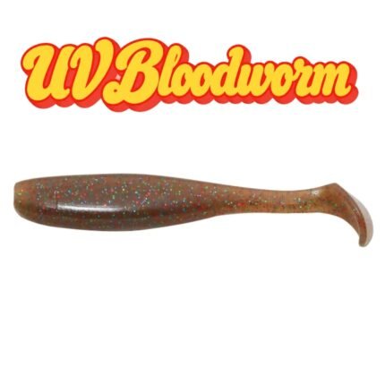 uv bloodworm silikon shad