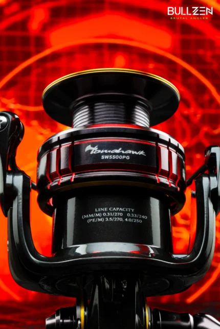 Bullzen Tomahawk – Dark Fire Spinning Reel - Image 9